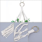 Sliverdew Macrame Plant Hanger, 2 Pack Boho Hanging Planters Baskets - Image 2
