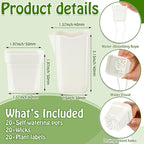 LemonRoad 20 Pack 2" Small Self Watering Pots - Image 3