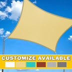 Artpuch Waterproof Sun Shade Sail, UV Resistant Rain Canopy, Curved Edges Shade - Image 7