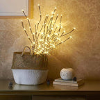 Vanthylit 3PK 30" Brown Lighted Twig Branches Pathway Light 60 LED Warm White - Image 8