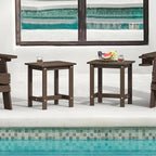 LUE BONA Outdoor Side Table Set of 2, HDPS Small Outdoor Table, Adirondack Side - Image 2
