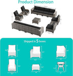 15-Piece Outdoor Patio Furniture Set - Image 4