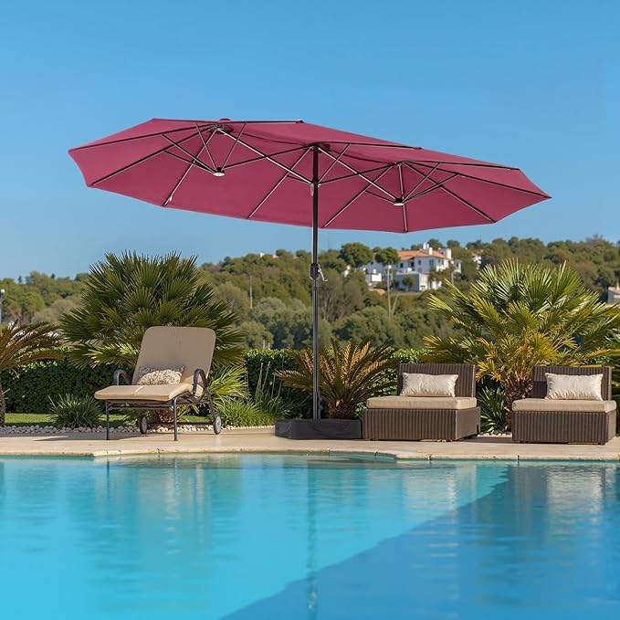 DUMOS 15FT Large Patio Umbrella - Image 7