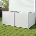 VEVOR Outdoor Privacy Screens, Pool Equipment Enclosure, Horizontal Vinyl - Image 8