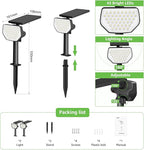 Lepro Solar Decorative Spot Lights 2 Pack, Cool White Modern Accent Lights - Image 9