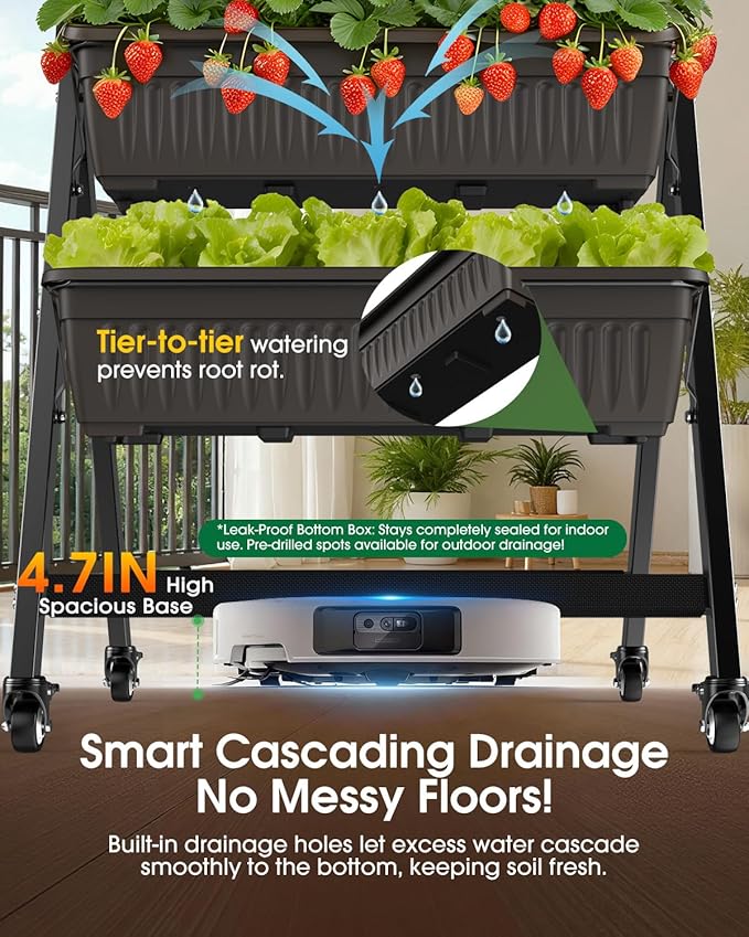 5-Tier Vertical Garden Bed Planter Boxes - Image 4