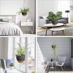 Hanging Planters for Indoor Outdoor Plants, 2 Pack Self Watering Hanging Pot - Image 6