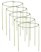 5 Pack Plant Support Stakes, Adjustable Plant Ring Cages by Unknown