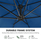 OLILAWN 10ft Patio Umbrella - Image 6