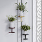 Metal Wall Planters Mid Century Modern Floating Shelves - Image 2
