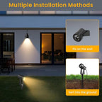Low Voltage Landscape Lighting, 10 Pack Outdoor LED Landscape Spotlights - Image 5