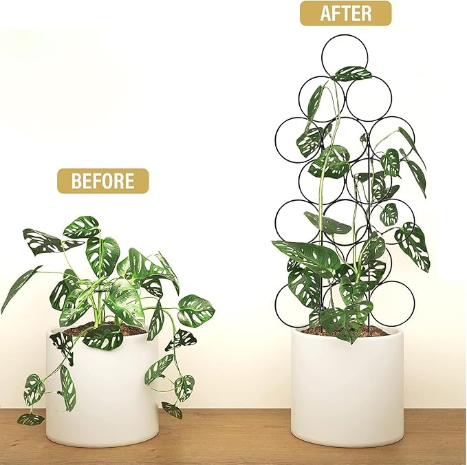 Trellis for Climbing Plants Indoor, 3 Pack Stackable Garden Trellis for Potted - Image 6
