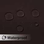 NICETOWN Waterproof Outdoor Curtain, 1 Piece, W66 x L84 inch, Toffee Brown - Image 4