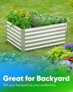 Quictent Galvanized Raised Garden Bed 4x3x2ft Tall Garden Bed Extra Height - Image 6