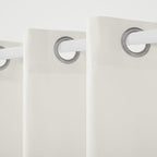 TOWN & COUNTRY BASICS Heavyweight Vanilla Grommet Curtain | Light Filtering | - Image 3