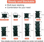GameXcel Vertical Planter 7 Tier Stackable Planters Garden Planters Strawberry - Image 7