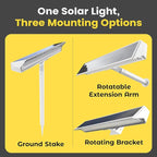 Brighticonic Solar Sign Lights Outdoor White – LED Solar Sign Light - Image 7