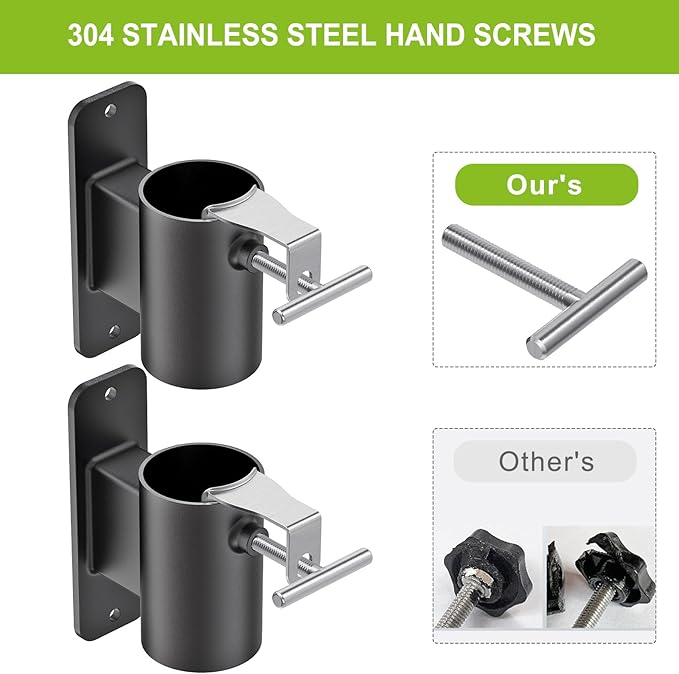 Heavy Duty Deck Railing Umbrella Holder, Patio Umbrella Stand - Image 4