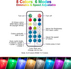 Mlambert 96Ft Outdoor Patio Lights, RGB Cafe String Lights - Image 5