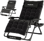 UDPATIO Oversized Zero Gravity Chair 29In XL Patio Reclining Chair by UDPATIO