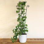 32.6in Plant Trellis for Climbing Plants Indoor, Expandable Large Metal Trellis - Image 8
