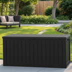 Patiowell 240 Gallon Large Outdoor Storage Box, Waterproof Deck Box - Image 6