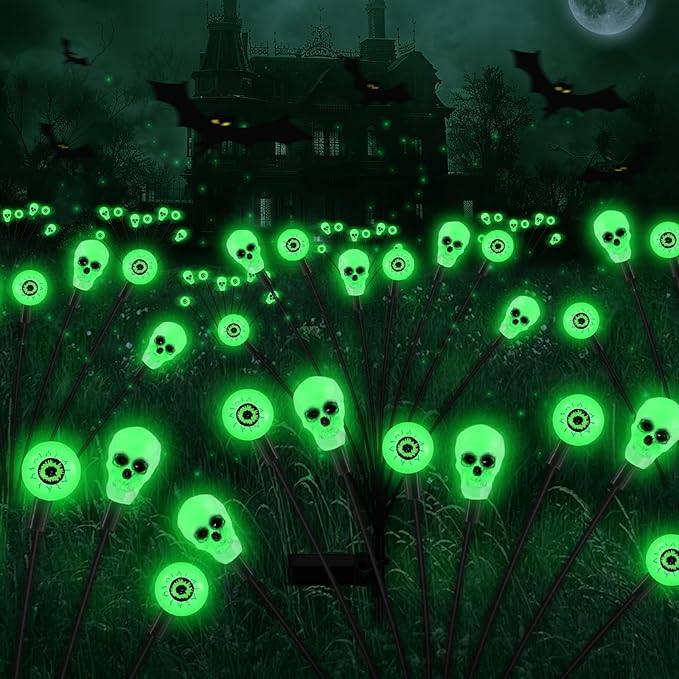 Solar Lights Outdoor, Halloween Decorations Outdoor, Scary Eyeball Lights by Unknown