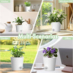 7/6.5/6/5.5/5/4 inch Self Watering Pots - Image 6