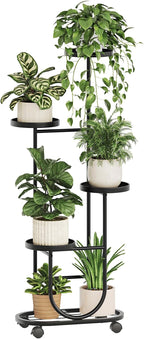 Bamworld Tall Plant Stand Indoor Outdoor Plant Stand - Image 8