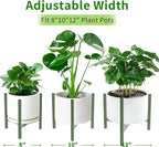 Aripark Plant Stand Indoor Adjustable, Metal Modern Small Plant Stands - Image 2