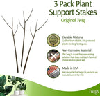 Plant Support Stakes for Indoor & Outdoor Use, Durable Trellis Alternative for - Image 2