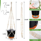 2-Pack 7.2-Inch Self-Watering Hanging Planters - Image 5