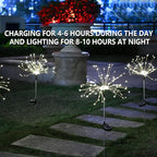2 PCS Solar Firework Light, Outdoor Solar Garden Decorative Lights 120 LED - Image 6