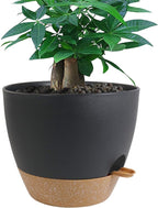 12 inch Large Self Watering Pots, Plastic Planters by UOUZ