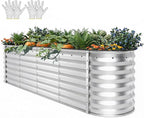 YITAHOME 24" Tall 9 in 1 Large Raised Garden Bed Kit, Outdoor Above Ground - Image 8