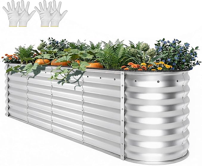 YITAHOME 24" Tall 9 in 1 Large Raised Garden Bed Kit, Outdoor Above Ground - Image 8