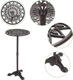 OwnMy Cast Iron Tall Plant Stand Heavy Duty Vintage Flower Pot Holder Stand - Image 6