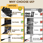 ANYOO Cotton Hammock Portable Camping Hammocks - Image 5