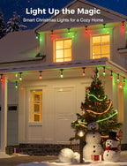 XMCOSY+ Smart Outdoor String Lights, 98Ft Patio Lights Waterproof, App Control - Image 3