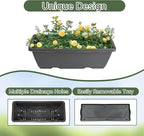 GENMOUS 4 Tier Raised Garden Bed Tall 45'' Vertical Elevated Garden Planter - Image 5