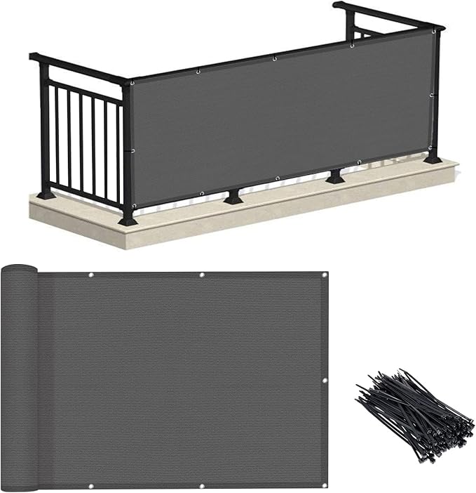 LOVE STORY Balcony Privacy Screen, UV Protection and Weather-Resistant by LOVESTORY