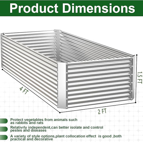 3 Pack Tall 4x2x1.5FT Raised Beds - Image 2
