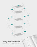 SONGMICS 5-Tier Metal Storage Rack, Shelving Unit - Image 8