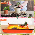 Large Repotting Mat for House Plants Transplanting and Potting Soil Mess Control - Image 2