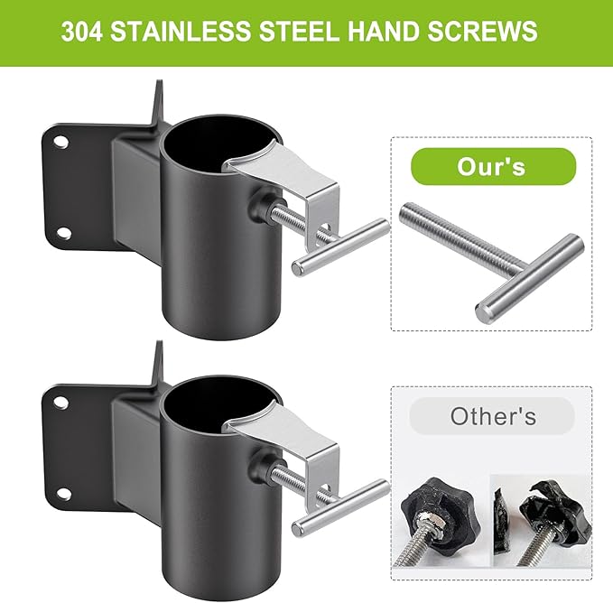 Heavy Duty Deck Railing Umbrella Holder, Patio Umbrella Stand - Image 4