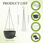 10 Inch Hanging Baskets 2 PC - Image 2