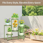 LASZOLA 6 Tiered Folding Plant Stand Indoor - Image 7