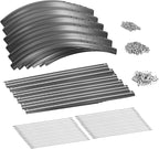 Land Guard 8×2×1.5ft Galvanized Raised Garden Bed Kit, Raised Garden Boxes - Image 3
