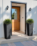 Greesum 32 Inch Tall Plastic Planters, Detachable Inner Pot & Drainage Holes - Image 5