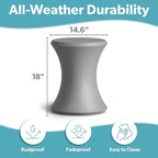 Coast Modern Outdoor Side Table - Image 2
